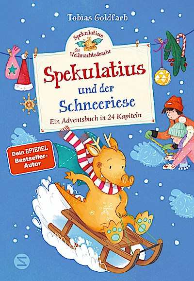 Spekulatius, der Weihnachtsdrache. Spekulatius und der Schn