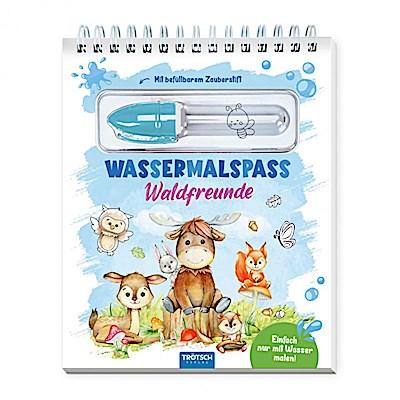 Wassermalspaß Waldfreunde (mit befüllbarem Zauberstift)