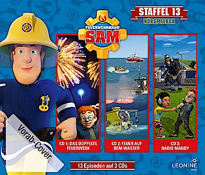 Feuerwehrmann Sam - Staffel 13 Hörspielbox