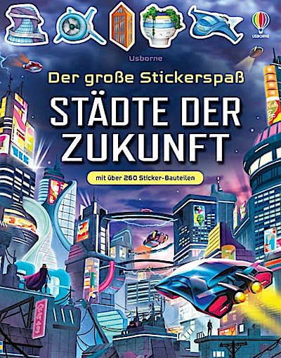 Der große Stickerspaß: Städte der Zukunft