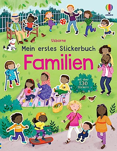 Mein erstes Stickerbuch: Familien