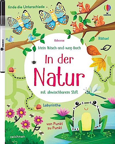 Mein Wisch-und-weg-Buch: In der Natur (mit Stift)
