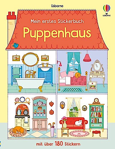 Mein erstes Stickerbuch: Puppenhaus