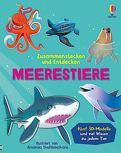 Zusammenstecken und Entdecken: Meerestiere
