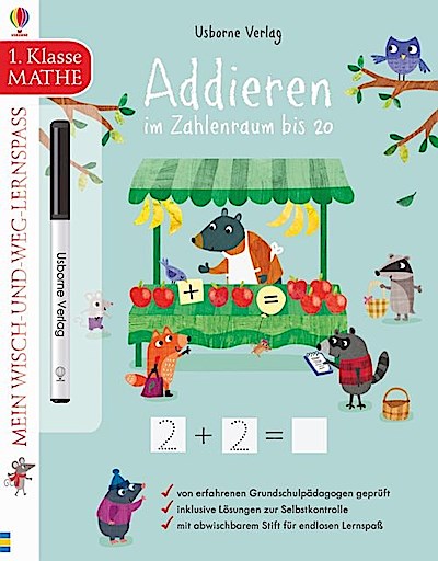 Mein Wisch-und-weg-Lernspaß: Addieren im Zahle...