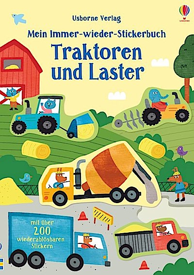 Mein Immer-wieder-Stickerbuch: Traktoren und L...