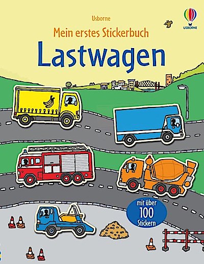 Mein erstes Stickerbuch: Lastwagen