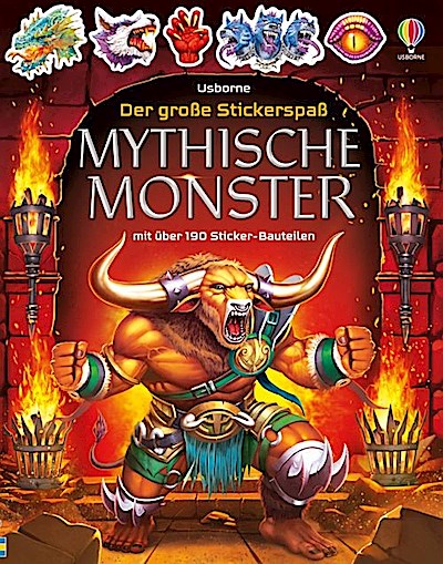 Der große Stickerspaß: Mythische Monster