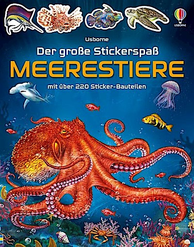 Der große Stickerspaß: Meerestiere