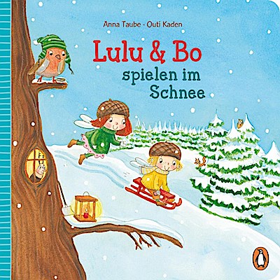 Lulu & Bo spielen im Schnee