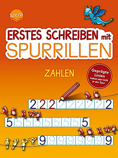 Erstes Schreiben mit Spurrillen - Zahlen