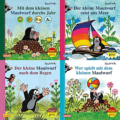 Maxi-Pixi-4er-Set 99: Neues vom Maulwurf (4x1 ...