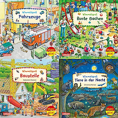 Maxi-Pixi-4er-Set 105: Wimmelbilder 8 (4x1 Exe...