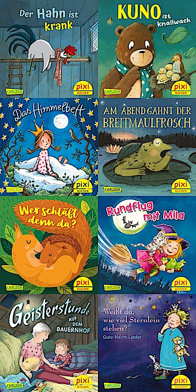 Pixi-8er-Set 292: Schlaf schön mit Pixi (8x1 E...