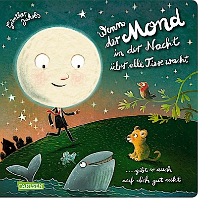 Wenn der Mond in der Nacht über alle Tiere wac...