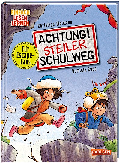 Achtung! Steiler Schulweg