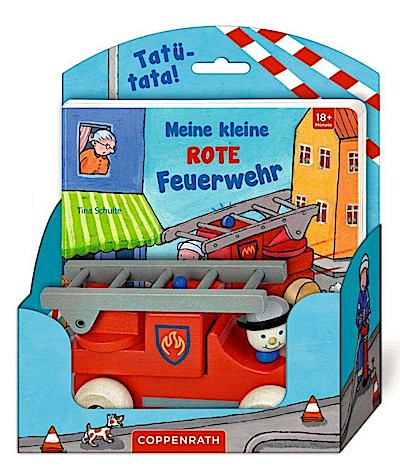 Meine kleine rote Feuerwehr (Spielauto mit Buch)