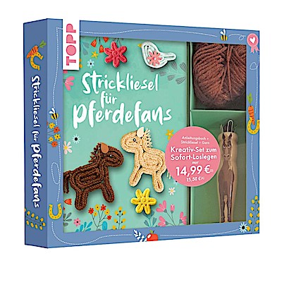 Kreativ-Set Strickliesel für Pferdefans