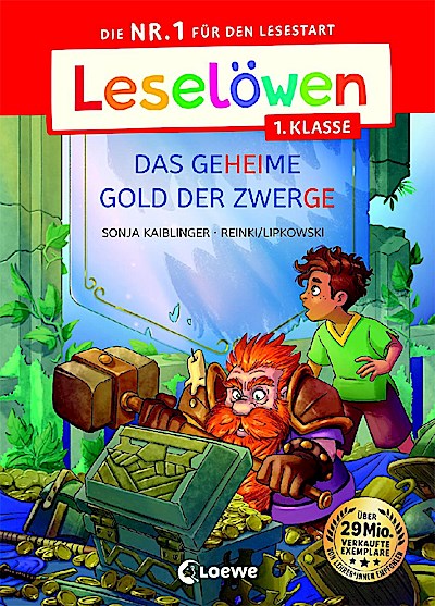 Leselöwen 1. Klasse - Das geheime Gold der Zwerge (Großbuch