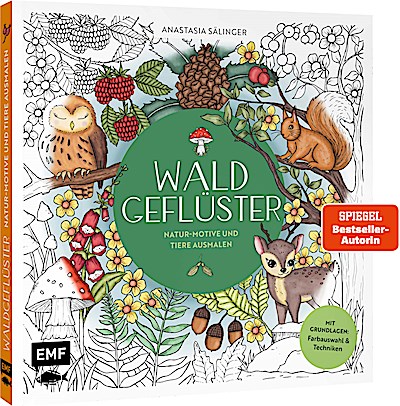 Waldgeflüster – Natur-Motive und Tiere ausmalen