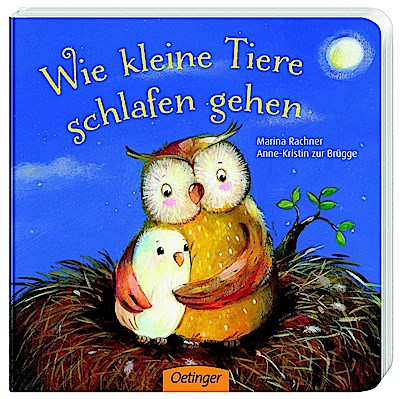 Wie kleine Tiere schlafen gehen (Pappe)