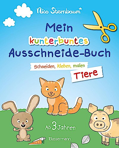 Mein kunterbuntes Ausschneidebuch - Tiere
