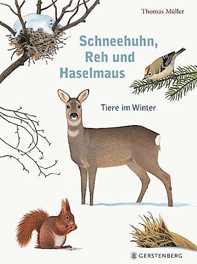 Schneehuhn, Reh und Haselmaus