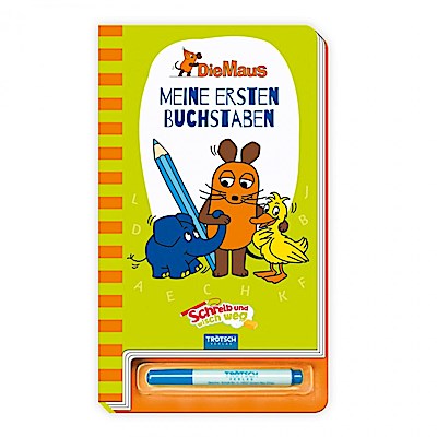 Die Maus - Meine ersten Buchstaben (mit Stift)