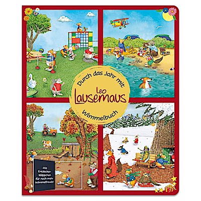 Durch das Jahr mit Leo Lausemaus - Wimmelbuch