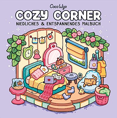 Cozy Cuties – Niedlich & Entspannendes Malbuch